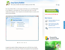 Tablet Screenshot of easyquerybuilder.com