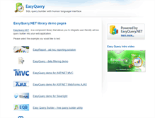 Tablet Screenshot of demo.easyquerybuilder.com